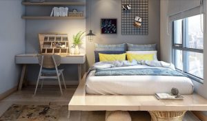 bố trí giường ngủ trong phòng trọ