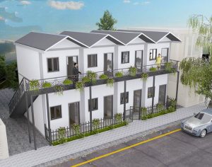 mẫu nhà trọ 2 tầng hiện đại