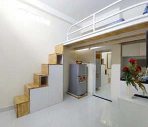 thiết kế phòng trọ 25m2